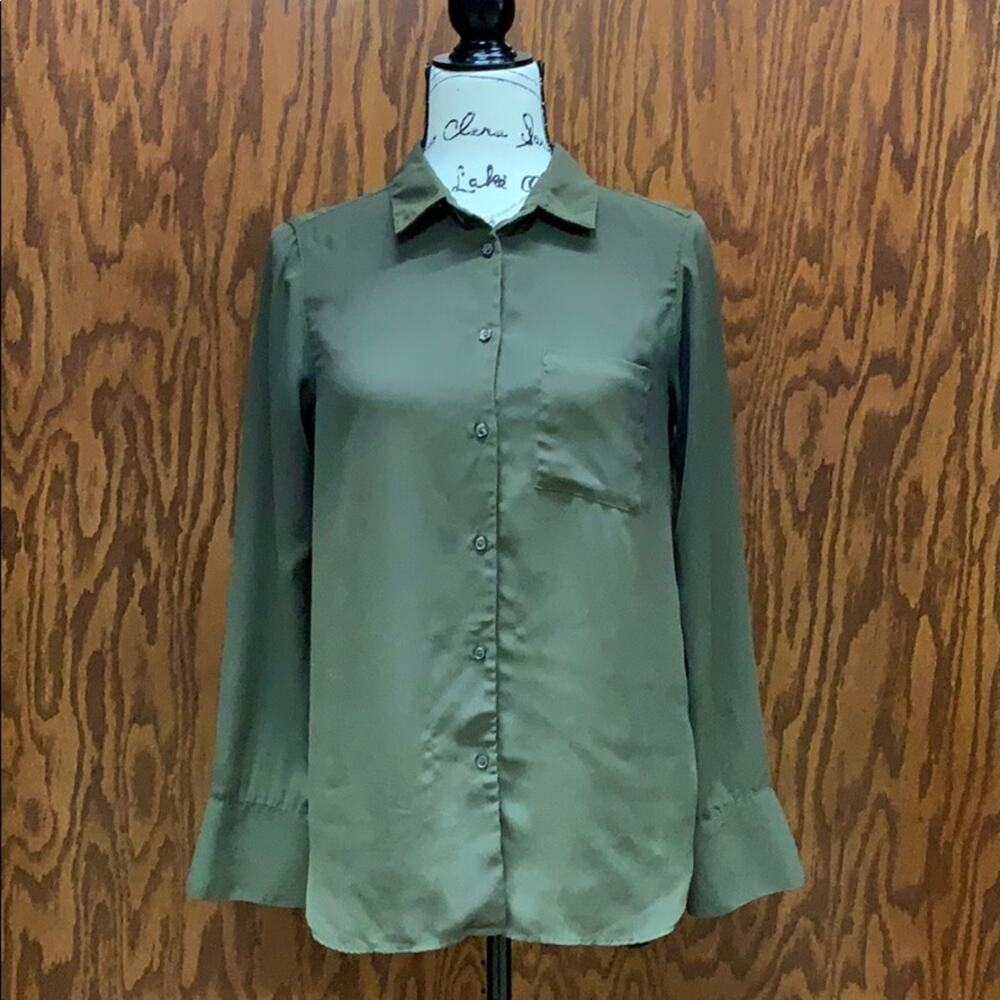 Joan Vass New York Button Down Shirt